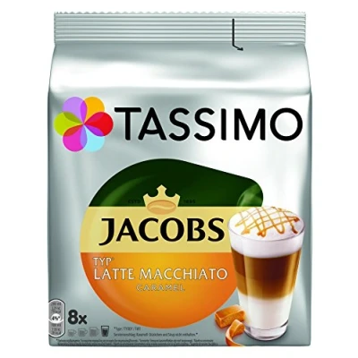 Image of Tassimo Jacobs Latte Macchiato Caramel 8 T Discs