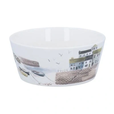 Image of Gisela Graham Nautical Harbour Bone China Cereal Bowl
