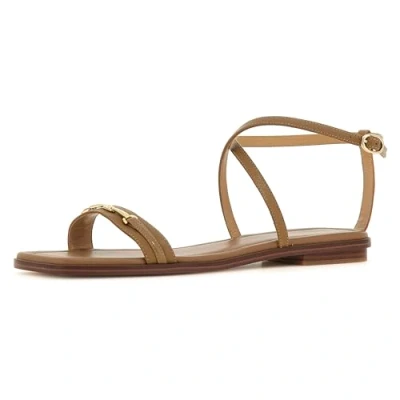 Image of Michael Kors Women&#039;s Lena Sandals, Husk, 7 UK