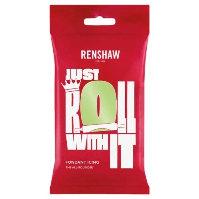 Image of Renshaw Just Roll With It Fondant Icing Pastel Green, 250 g (Pack of 1)