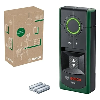 Image of Bosch detector Truvo 2nd gen. (easy one button handling, simple detection of live cables &amp; metal wall scanner up to 70mm, in E Commerce cardboard box)