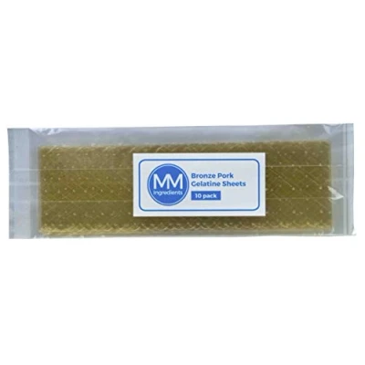 Image of Leaf Gelatine Pork Bronze 10 Sheets