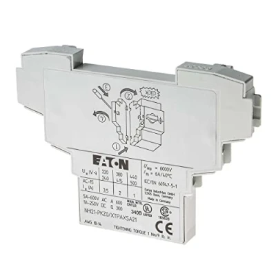 Image of Eaton 072894 Normal Auxiliary Switch, 2 Contact + 1 Opener, Tension Spring Connection