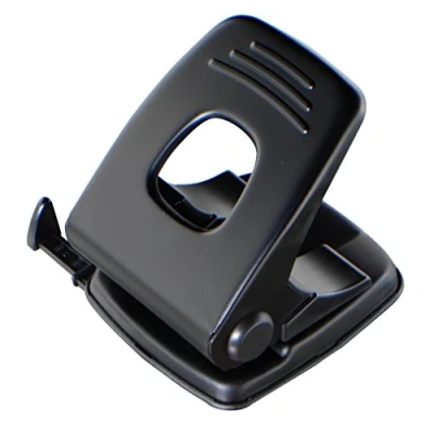 Image of Valuex Hole Punch 2 Metal 40 Sheet Black