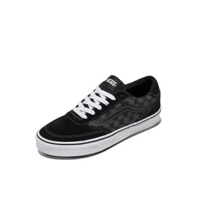 Image of Vans Men&#039;s Brooklyn Sneaker, Checkerboard Black Asphalt, 8.5 UK