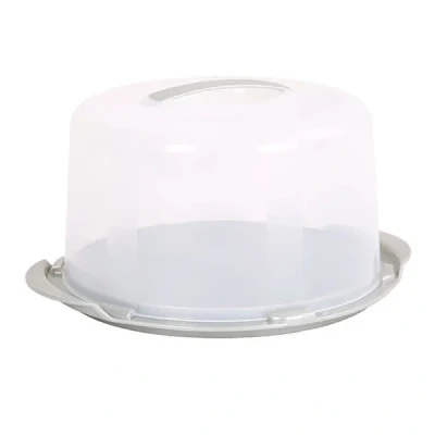 Image of Wham Cook Aluminium &amp; Clear Deep Round Cake/Cheese Dome