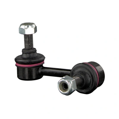 Image of 51320SNAA02 Anti roll bar link FEBI BILSTEIN 42096 Front Axle Right 70mm M10 x 1,25 with nuts Steel black HONDA: CIVIC 8