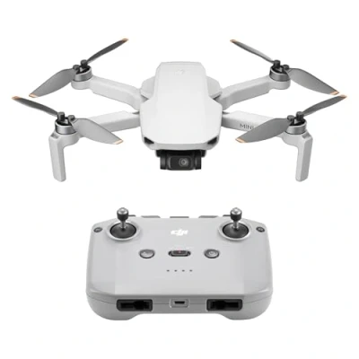 Image of DJI Mini 4K, Drone with 4K UHD Camera for Adults, Under 249 g, 3 Axis Gimbal Stabilization, 10km Video Transmission, Auto Return, Wind Resistance, 31 Min Max Flight Time, Intelligent