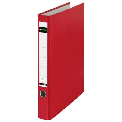 Image of Leitz 10140025 Ring Binder A4 Polypropylene 2 Rings 35 mm Red