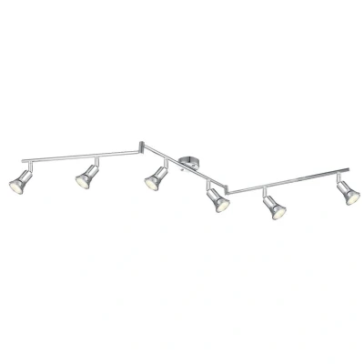 Image of Dante Ceiling Spotlight Bar Chrome 6x GU10 3000K