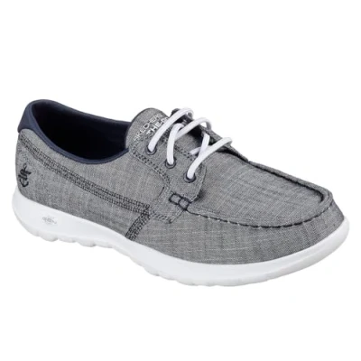 Image of Skechers Women&#039;s 15433 Boat Shoes, Blue (Navy), 7 UK