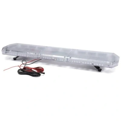 Image of 1200MM 48&quot; Van Truck LED Amber Light Bar Flashing Beacon Hazard Recovery