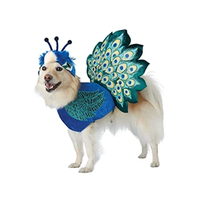 Image of California Costumes Pretty as a Peacock Pet Costume Small