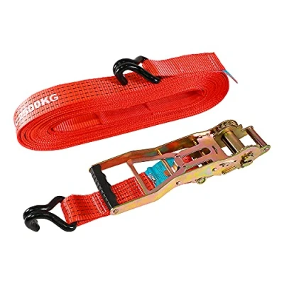 Image of 2x TIMCO Ratchet Strap J Hook Heavy Duty 15RS1J