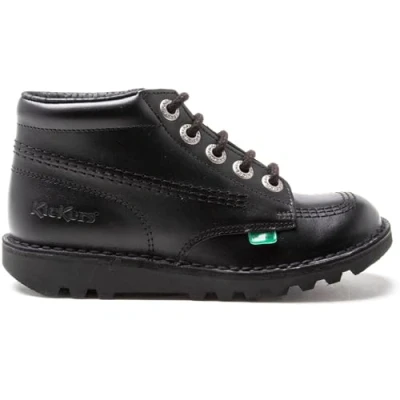 Image of Kickers Unisex Kid&#039;s Kick Hi Core Ankle Boots, Black, 13 UK Child