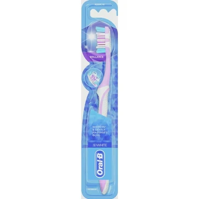 Image of Oral B 3D White Brilliance Medium Manual Toothbrush