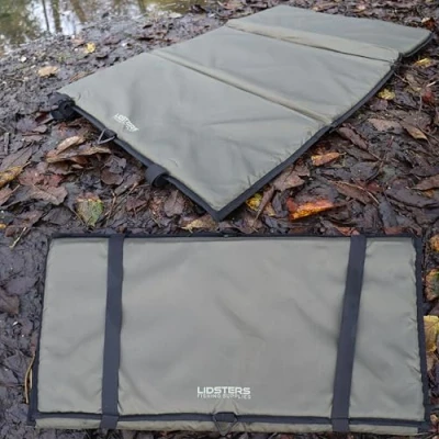 Image of Lidsters Unhooking Landing MAT Green Padded Carp Fishing Tackle 95 x 60cm 15mm