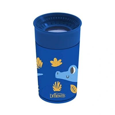 Image of Dr. Brown&#039;s Milestones™ Cheers360™ Cup, Blue, 10 oz