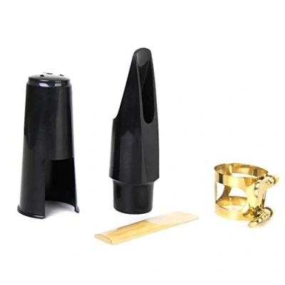 Image of Alto Saxophone Mouthpiece with ligature cap 2.5 reed