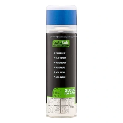 Image of Autotek Professional Engine Blue Spray Paint, Aerosol 300 ml