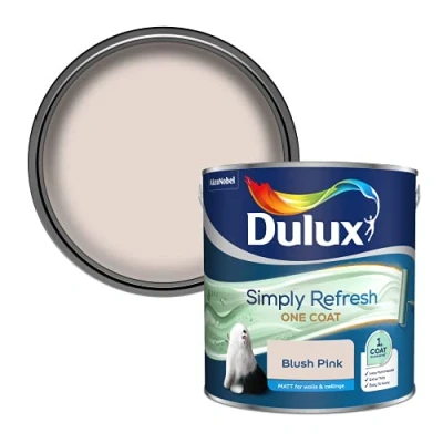 Image of Dulux Simply Refresh Matt Emulsion Paint Blush Pink 2.5L, 5382886