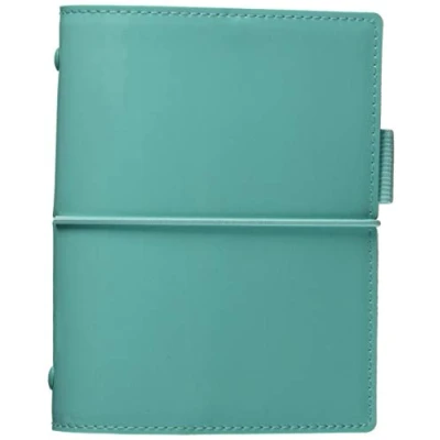 Image of Pocket Domino Patent Turquoise Organiser