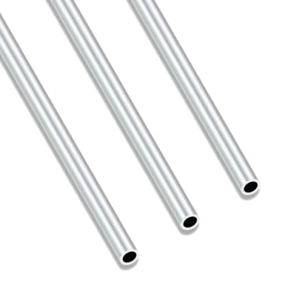 Image of iMeistek 6063 Aluminium Round Tube, 250mm Length 8mm OD 6mm ID Seamless Straight Tubing for Industrial, Decorative, Architectural (3PCS)