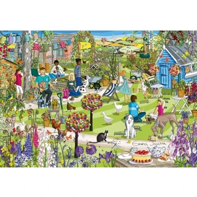 Image of Emma Joustra Jigsaw Puzzle &#039;Country Garden&#039; 1000 Piece Great British Jigsaws