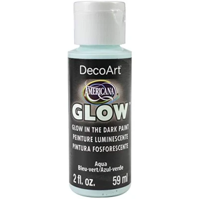 Image of Americana Glow in The Dark Paint 2oz Aqua