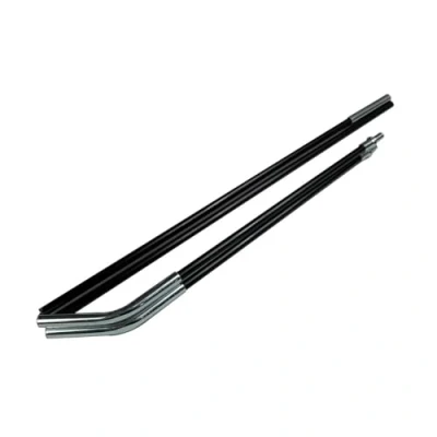 Image of TentSpares Outdoor Revolution Cayman Midi Air Awning Black Fibreglass Side Door Brow Pole Run Replacement Tent Poles for Camping Accessories