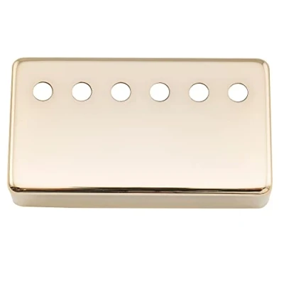 Image of Musiclily Pro 52mm Nickel Silver Alloy Humbucker Pickup Cover for Imported Electric Guitar, Gold