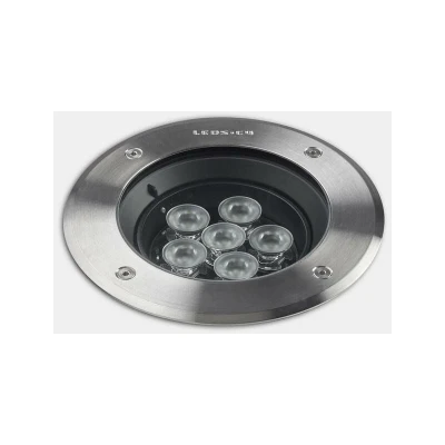 Image of Gea Outdoor LED Recessed Ground Uplight Stainless Steel Polished 8.5cm 260lm 10deg. 4000K IP67