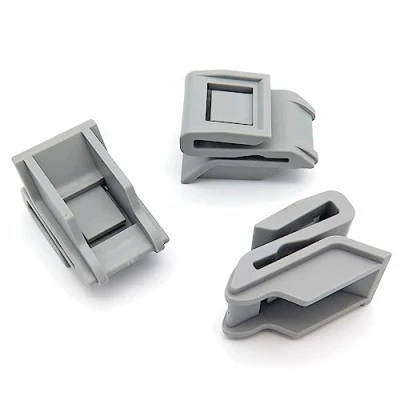 Image of VVO Fasteners Plastic Rear Bumper and Trim Fastener Clip, Grey (Pack of 5)