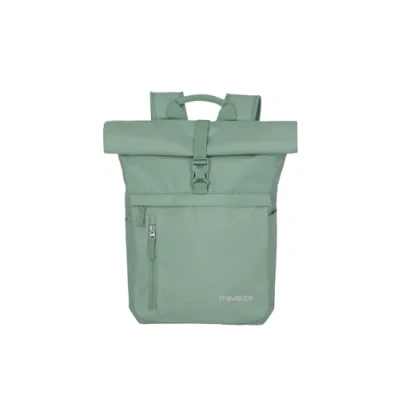 Image of Travelite Unisex Basics Rollup Backpack (Pack of 1), light green, 60 cm/35 Liter, Classic