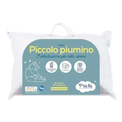 Image of P&#039;tit lit Oeko Tex® Baby Duvet 75 x 120 cm Anti Dust Mite Ideal for Bed 60 100% Microfibre French Design