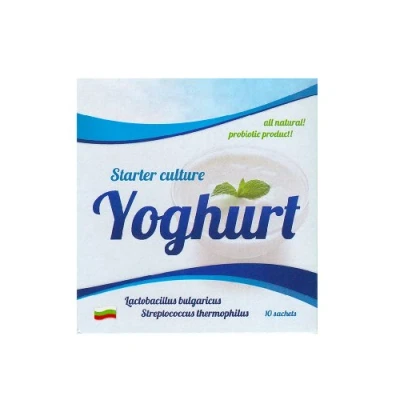Image of Yogurt Starter Cultures Pack of 10 Freeze Dried Sachets For Plain