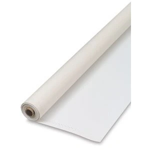 Image of Daler Rowney Canvas Roll, Medium Grain, 335 gsm, 43.31 x 196.85in 110 500 cm, White