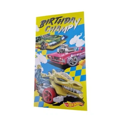 Image of HOT WHEELS OPEN BIRTHDAY CARD