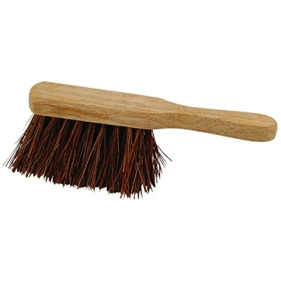 Image of Elliott 25 cm Natural Bassine Fibre FSC Certified Hand Brush with Stiff Bristles Heavy Duty, Ideal for Outdoor use and Stone Floors, Workshops, Warehouses Gardening, Beige