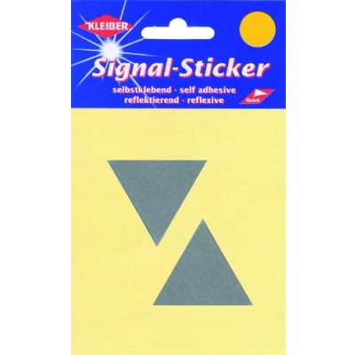 Image of Kleiber Small Triangle Reflective Stickers, Silver
