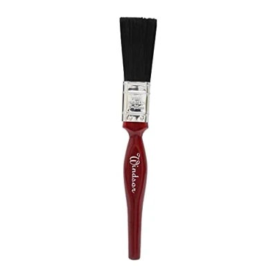 Image of ProDec 1 inch Windsor Trade Professional Pure Bristle Paint Brush for Painting with Emulsion, Gloss and Satin Paints on Walls, Ceilings, Wood Metal, 1&quot; 25mm