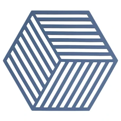 Image of Zone Denmark Trivet Hexagon Denim 16 x 14 cm