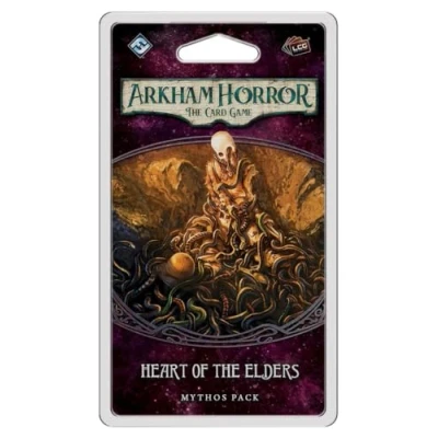 Image of Fantasy Flight Games Arkham Horror the Card Game: Mythos Pack 3.3. Heart of Elders Game Ages 14+ 1 to 4 Players 60 120 Minutes Playing Time