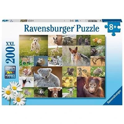 Image of Ravensburger Baby Animals Jigsaw Puzzle for Kids Age 8 Years Up 200 Pieces XXL
