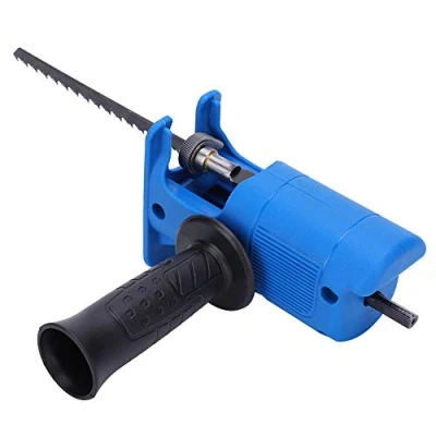 Image of 125 Electric Reciprocating Saw, Portable Multifunctional Drill Chainsaw Saw Jig Tool Attachment for Wood Metal Cutting