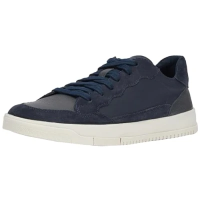 Image of Geox Men&#039;s U Segnale A Sneaker, Navy, 9 UK