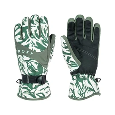 Image of Roxy Women&#039;s Jetty Insulated Snowboard/Ski Gloves, Medium, Dark Forest Wild
