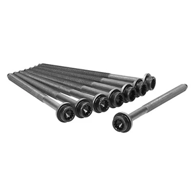 Image of 036103384Bx8 Cylinder Head Bolt Kit AJUSA 81036100 Female Star 8 VOLKSWAGEN: Polo IV Hatchback, V Fox Hatchback