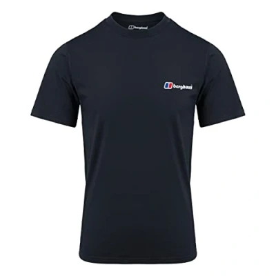 Image of Berghaus Men&#039;s Organic Front &amp; Back Classic Logo T Shirt, Dusk, XS