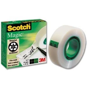 Image of Scotch 25728 Magic Tape, 19 mm x 66 m Clear